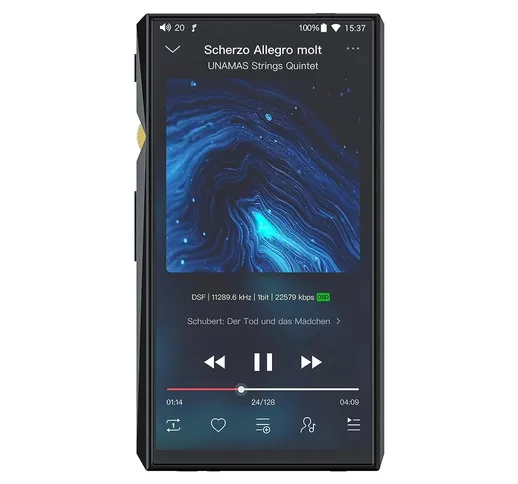 Fiio M11 Pro 64GB AK4497EQ LDAC Bluetooth Lettore MP3 lossless Android 7.0 5G Lettore musi...