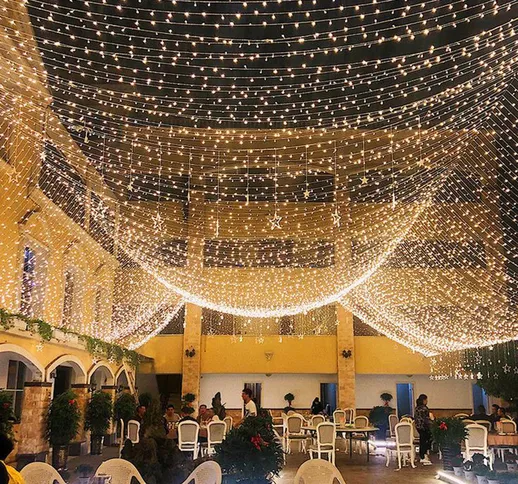 10m 2020 Fata dellalbero di Natale LED Corda impermeabile Luce Ghirlanda Catena Casa Giard...