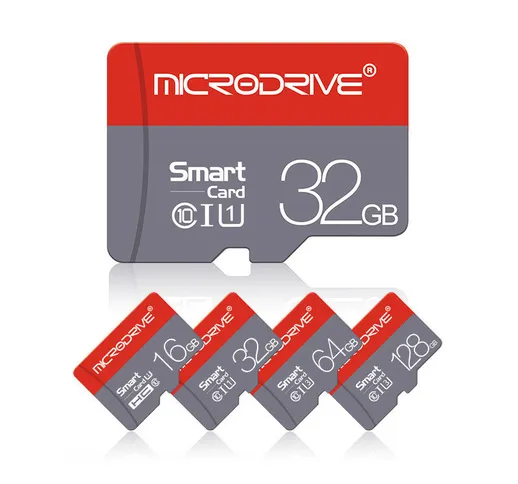 MicroDrive ad alta velocità 16GB 32 GGB 64GB Scheda di memoria TF classe 10 da 128 GB Flas...