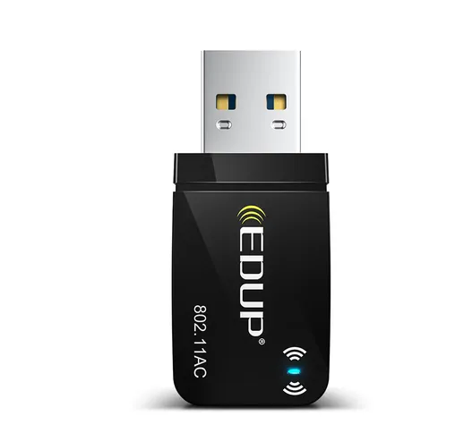 EDUP EP-AC1689 Dual Banda 1300 Mbps USB 3.0 Scheda di rete wireless AC WiFi Adattatore LAN...