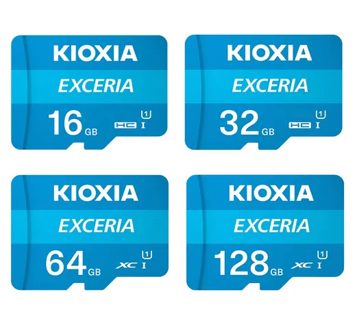Kioxia 16GB 32GB 64GB 128 GB ad alta velocità U1 C10 Scheda di memoria TF / SD per tablet...