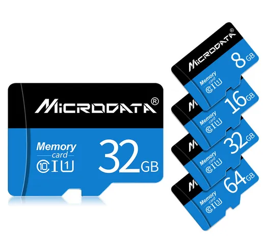 MicroData 8 GB 16GB 32GB 64GB 128 GB Classe 10 Scheda di memoria ad alta velocità con adat...