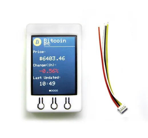 LILYGO TTGO T-Watcher BTC Ticker ESP32 Per Bitcoin Prezzo Programma 4M SPI Flash Psram 2.2...