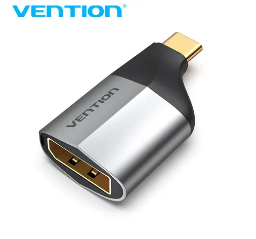 VENTION Adattatore da porta USB C a Display 4K Type C a convertitore di cavo DP per MacBoo...