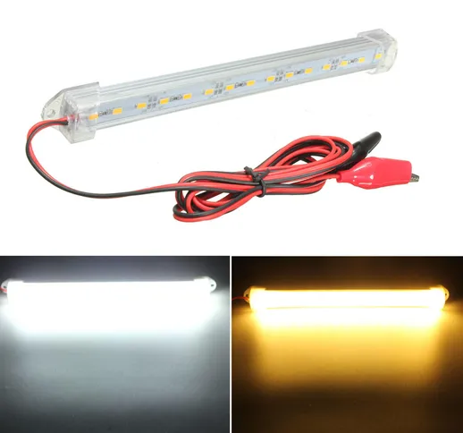 12v 20 centimetri 15 LED smd 5630 LED luce di striscia bar tubo duro bianco freddo giallo...