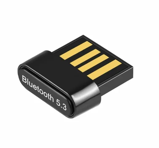 Adattatore dongle bluetooth 5.3 Adattatore bluetooth USB per PC Laptop Altoparlante wirele...