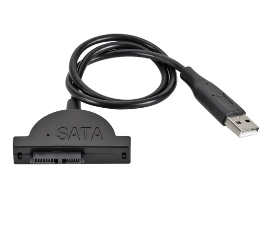 Cavo adattatore da unità ottica SATA per notebook a USB Convertitore cavo dati disco rigid...