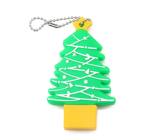 Albero di Natale 128G USB2.0 Flash Drive Thumb Drive 16G 32G 64G USB bastone Soft Shell 12...