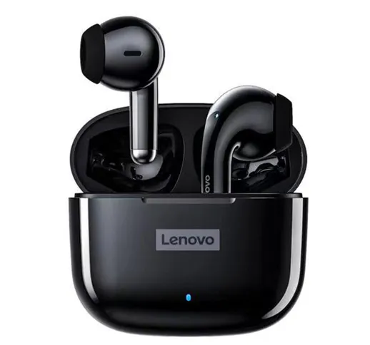 Nuovi auricolari wireless Lenovo LP40 TWS Bluetooth 5.1 con tecnologia di riduzione del ru...