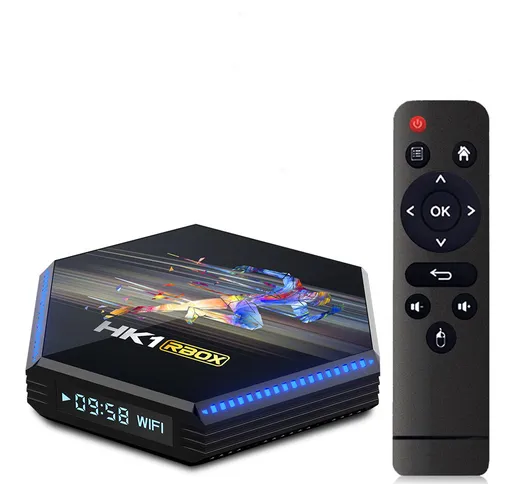 HK1 RBOX R2 Rockchip RK3566 4GB RAM 64GB ROM Android 11,0 HD 4K Smart TV Scatola bluetooth...