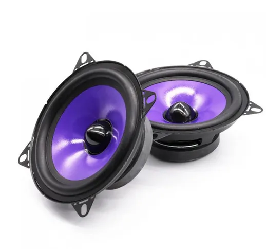 Puzu PZ-F4001 4 Pollici Altoparlante audio per auto a frequenza completa da 70 W Altoparla...