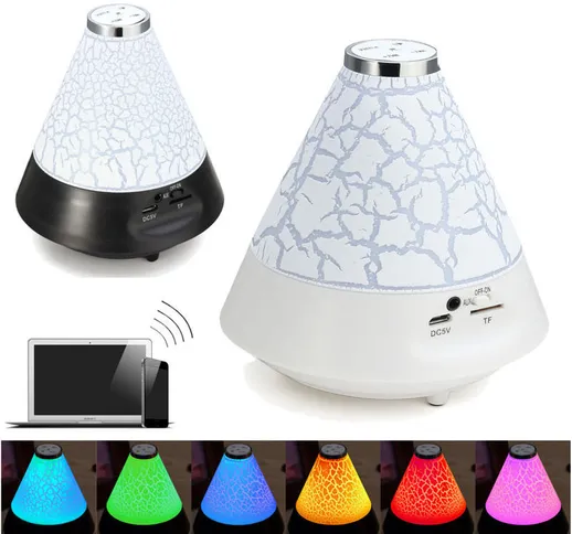 Colorato LED luce notte stereo portatile di Bluetooth musica senza fili 3.0