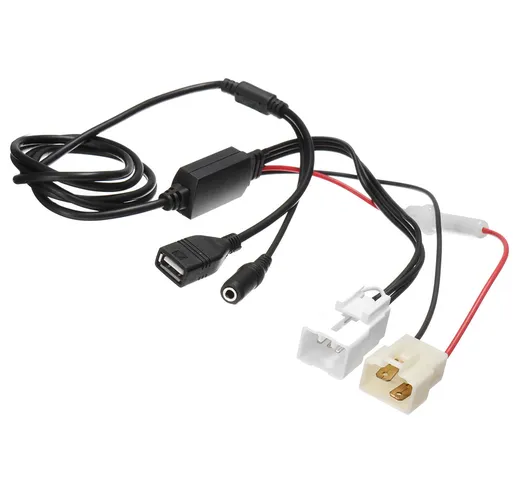 Cablaggio adattatore di carica USB Audio AUX per Ford Falcon Territory BA BF SX SY SYII