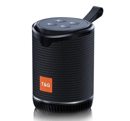 TG528 Mini Altoparlante Bluetooth senza fili Portatile FM Radio TF AUX Altoparlanti USB Su...
