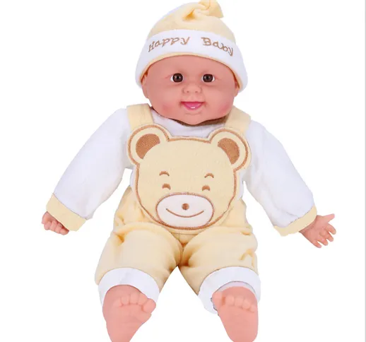 Baby Doll giocattoli per bambini Regali di Natale Arti mobili Realistici Soft Bambola neon...