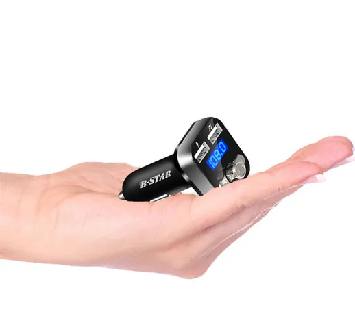 B-STAR New Car Bluetooth Lettore audio MP3 Telefono Handfree Kit Car Mp3 Player Bluetooth ...
