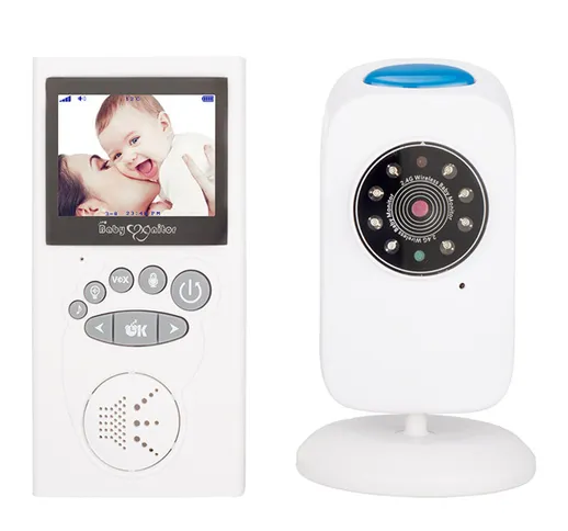 2.4 Pollici Baby Monitor senza fili Wifi fotografica Visione notturna a infrarossi Convers...