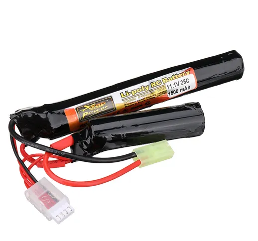 ZOP Power 11.1V 1500mAh 25C 3S LiPo Batteria Spina Tamiya con cavo T Plug per auto RC
