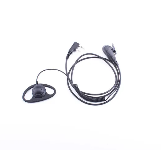 Auricolare K-011 a forma di D con molla cuffia applicabile a Baofeng, Jianwu