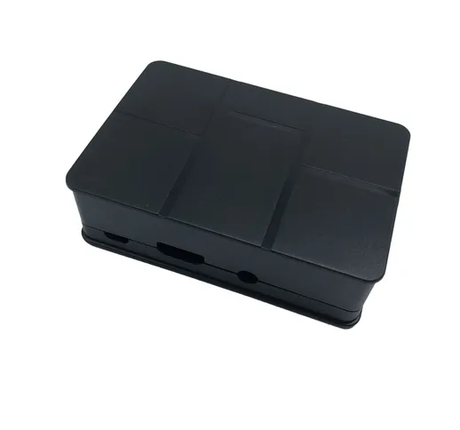 90*70*30MM Raspberry Pi ABS Custodia con custodia nera stampata a iniezione per 3B+/3B Ras...