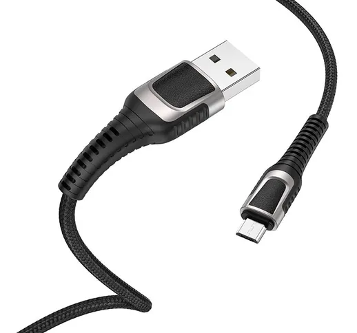 HOCO U81 Cavo da USB a micro USB 2.4A Gomito a 90 gradi Cavo di trasmissione dati per rica...