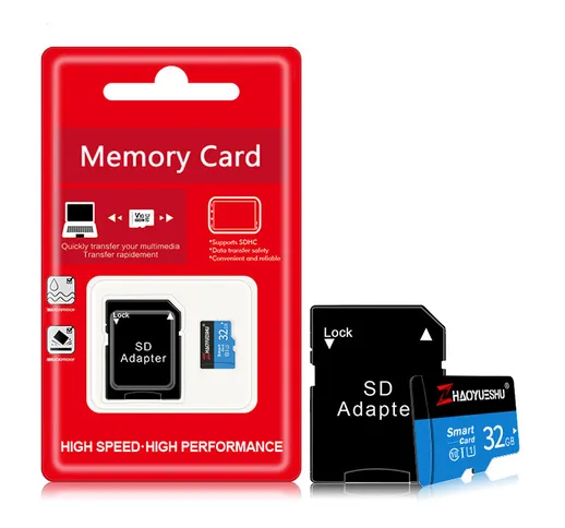 MicroDrive Memory Card TF Micro SD Card High Speed Class10 16GB 32GB 64GB 128 GB con adatt...