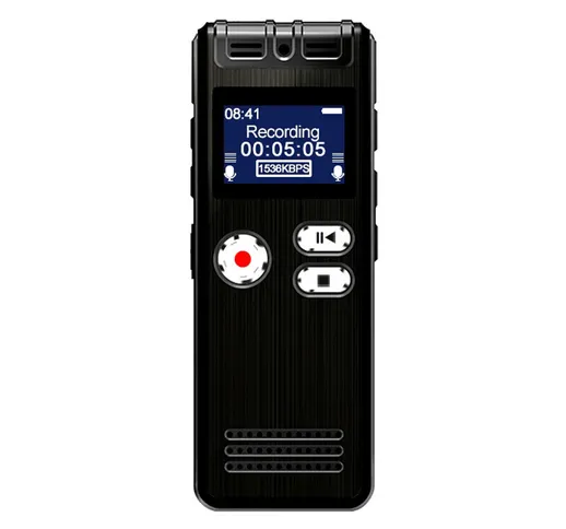 Shinco Q6 32GB 64GB Mini registratore vocale digitale Ricaricabile Avvio rapido Penna di r...