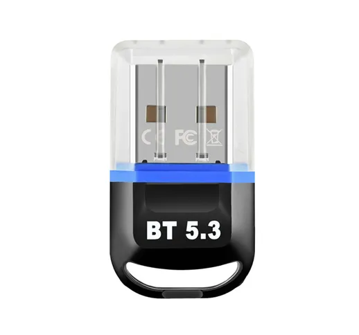 Wireless USB bluetooth 5.3 Adattatore Dongle per PC Altoparlante Mouse Wireless Tastiera M...