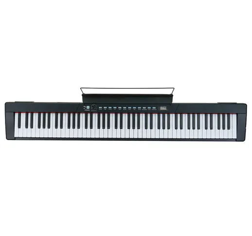 Pianoforte digitale portatile a 88 tasti Tastiera standard Velocitys Piano elettronico Pro...