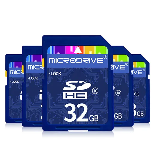 Scheda MicroDrive Secure Digital ad alta velocità 16GB 32GB 64GB Scheda di memoria SD da 1...