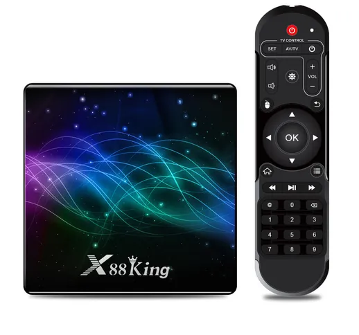 X88 King Amlogic S922X 4GB DDR4 RAM 128GB ROM 1000M LAN 5G WIFI bluetooth 5.0 Android 9.0...