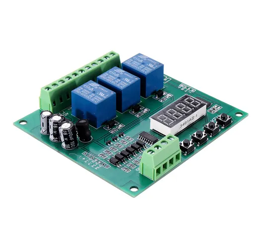 YYS-4 Modulo di controllo relè programmabile a 3 canali Trigger Delay / Timer / Self-latch...