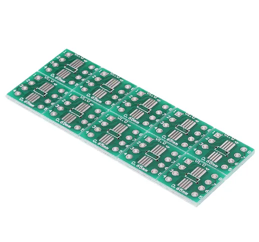 10PCS 0.65mm / 1.27mm TSSOP8 SSOP8 SOP8 a DIP8 PCB SOP-8 SOP Transfer Board DIP Pin Board...