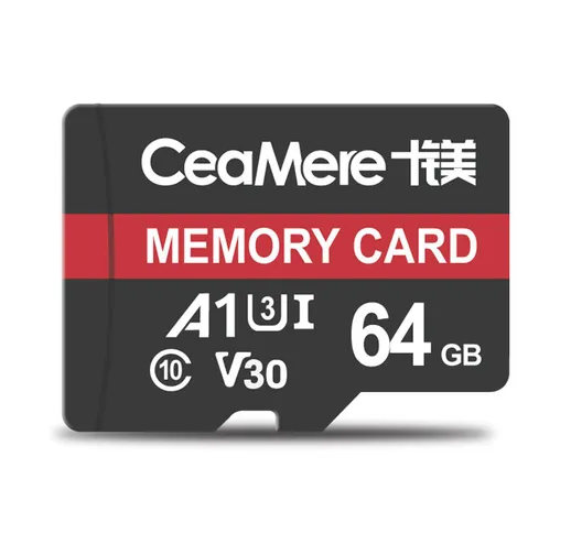 Scheda di memoria Ceamere 32GB/64GB C10 Scheda di memoria ad alta velocità MP4 Scheda di m...