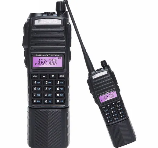 BaoFeng UV-82 VHF UHF Amatuer Two Way Radio Portable Dual Banda Walkie Talkie Ham