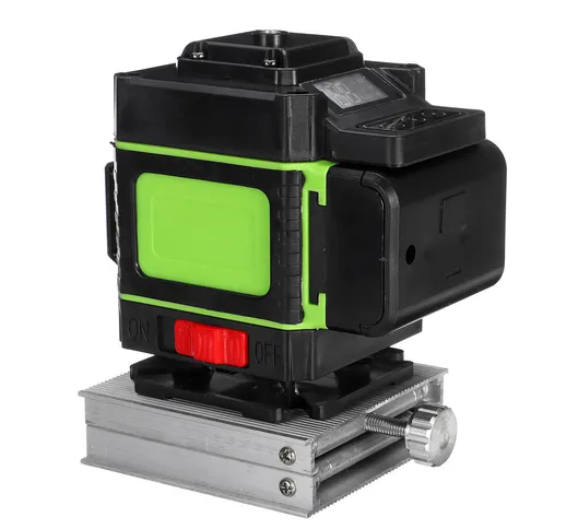LED Display LD Luce verde Laser Strumento di misura autolivellante trasversale 3D a 360 °...