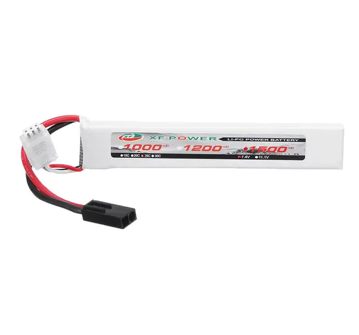 XF Power 7.4V 1500mAh 25C 2S Lipo Batteria Spina Tamiya piccola