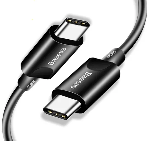 Baseus 1.5m / 4.92ft 100W 5A PD Cavo da USB-C a USB-C PD 3.0 QC 3.0 FCP Cavo di sincronizz...