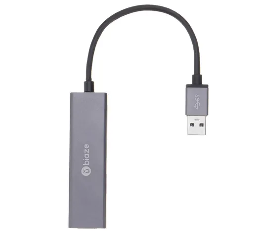 BIAZE HUB2 Lega di alluminio USB 3.0 a 4 porte USB 3.0 OTG HUB Adapter 0.2M