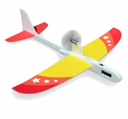 Aggiornato Super Condensatore Aliante Elettrico Free-Flying Volo Libero Decollo a Mano Mod...