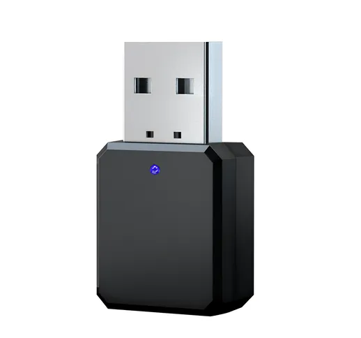 Adattatore USB bluetooth5.1 Audio Bluetooth senza fili ricevitore Porta audio da 3,5 mm AU...