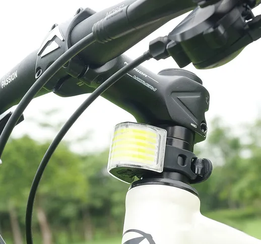 BIKIGHT Fanale posteriore per bicicletta LED Luce di segnalazione Impermeabile Ricarica US...