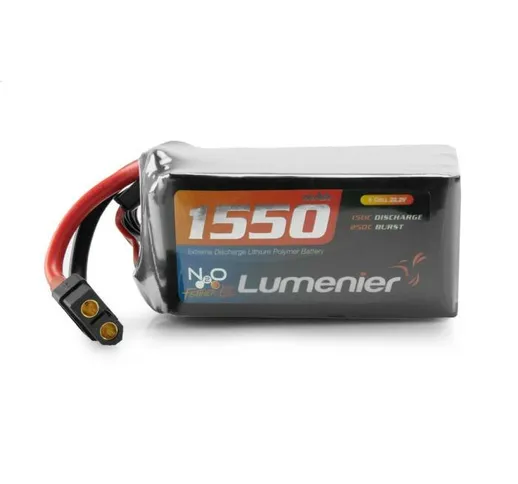 Lumenier N2O Extreme 22.2V 1550mAh 6S 150C LiPo Batteria Spina XT60 per RC Drone