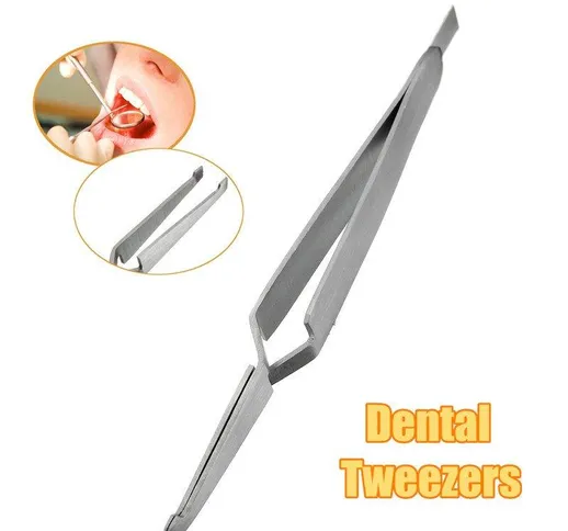 Supporto in acciaio inox Dental diretto Staffa ortodontici pinzette Bonding dentate Instru...