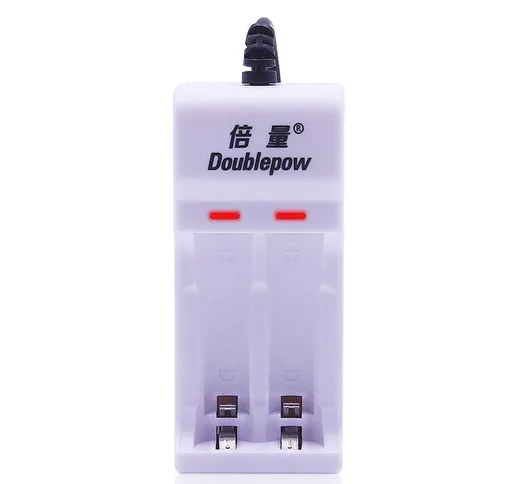 Doublepow U21 USB 2 Slot 1.2 V AA AAA Caricatore Batteria ricaricabile