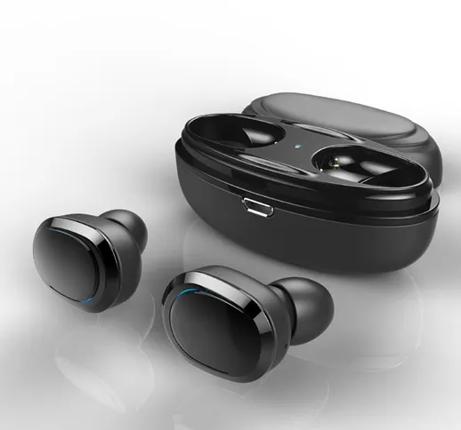[True Wireless] T12 TWS Wireless Bluetooth Auricolare Cuffia stereo binaurale con ricarica...