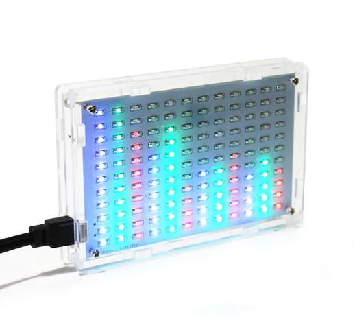 LED Geekcreit® 5V LED Musica Spettro Elettronica Fai da Te Flash Kit 12x11FFT 108 x 70 x 1...