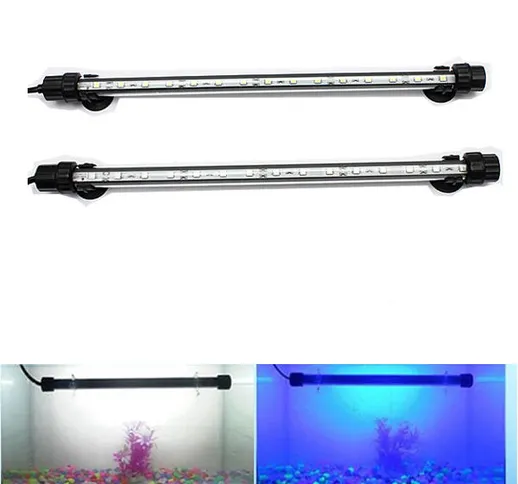 48 centimetri acquario serbatoio di pesce LED impermeabile bar luce sommergibile