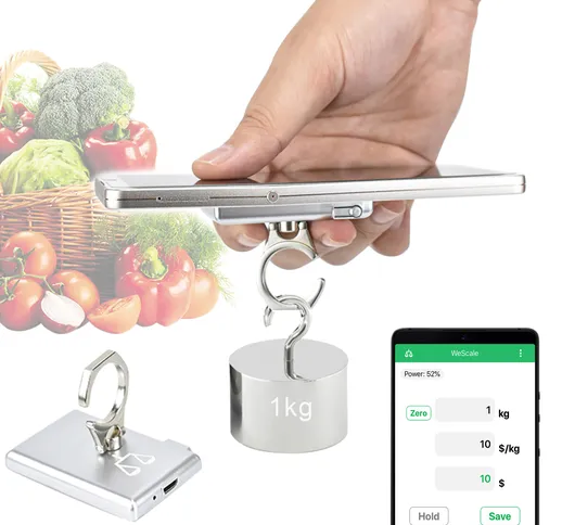 Porta cellulare portatile Mini cucina Bilancia Elettronica Scala Food Diet Digital Scala