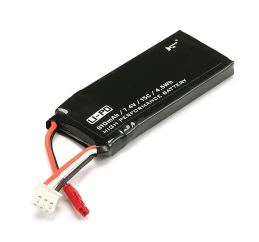 Certo X4 H502S H502E RC Quadcopter Pezzi di Ricambio 7.4V 610mAh 15C 4.5Wh Lipo Batteria